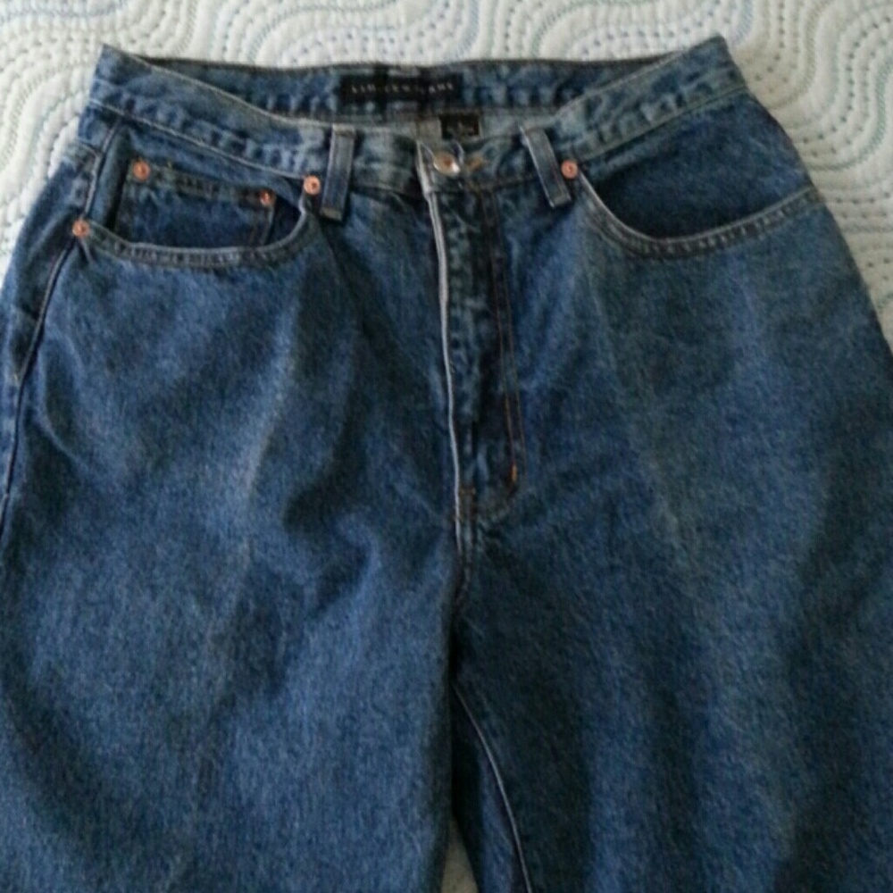Size 12 Limited Classic High Waist Mom Blue Jeans, USA